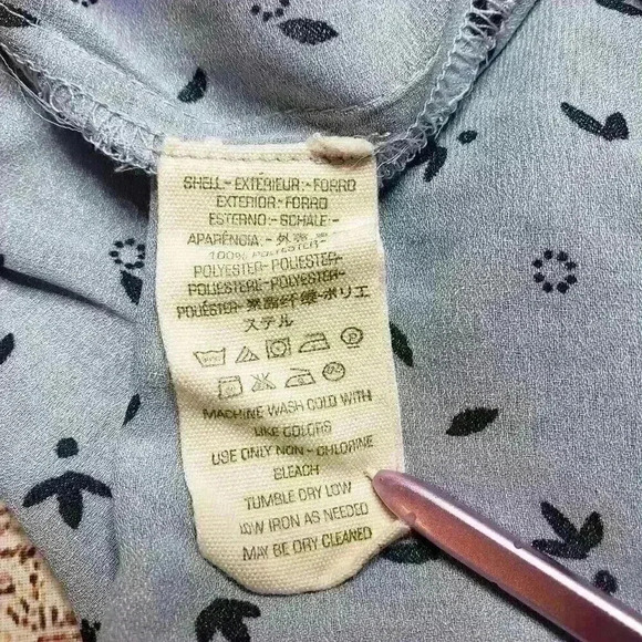 Free People women's blue hi-low tank top medium - Picture 8 of 8